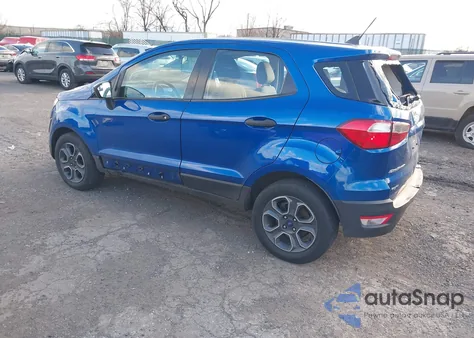 2020 Ford Ecosport S из США, поврежденный, VIN MAJ3S2FE1LC386619
